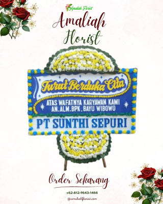 Papan Bunga Duka di Ciruas