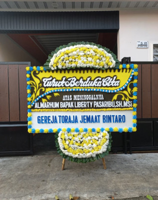 Papan Bunga Duka di Ciruas