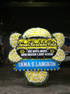 Papan Bunga Duka di Ciruas