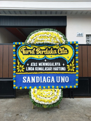 Papan Bunga Duka di Ciruas